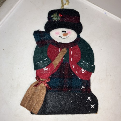 Snowman christmas ornament - snowman,